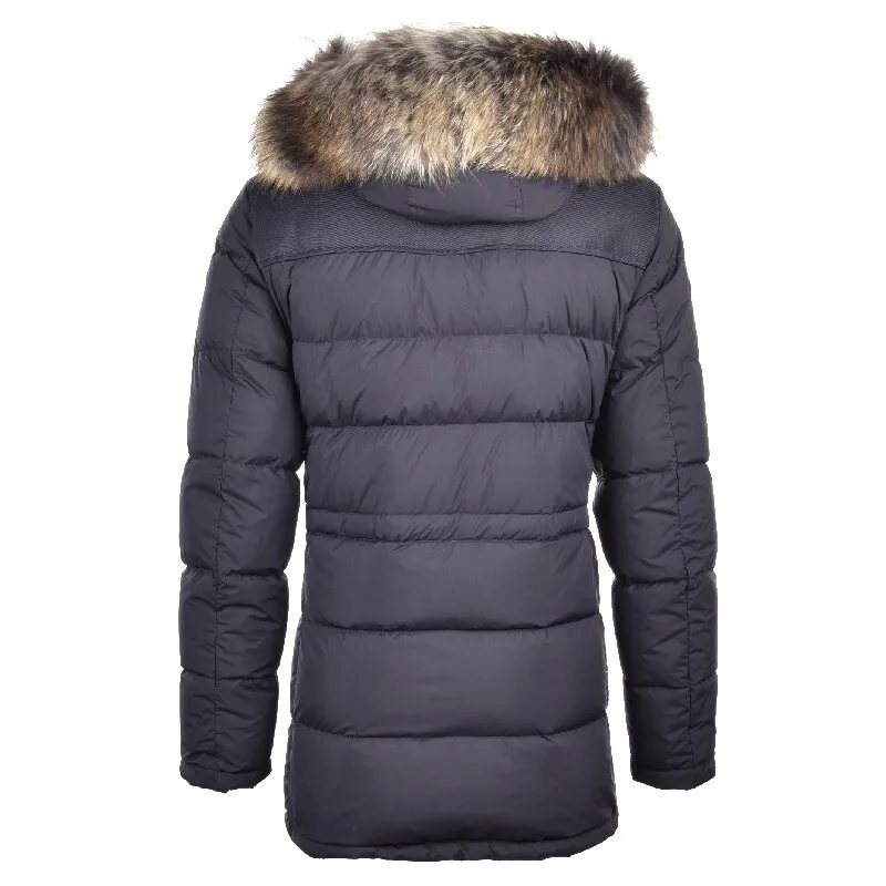 Zipper Quilted Down Jacket