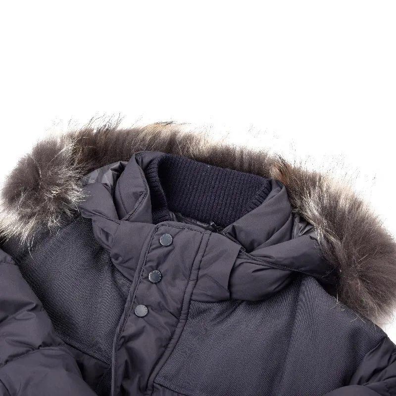 Zipper Quilted Down Jacket
