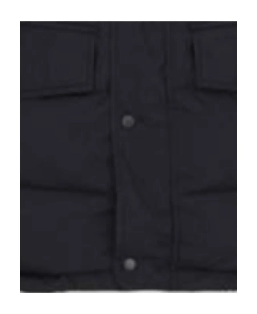 Zippered Quilted Down Jacket