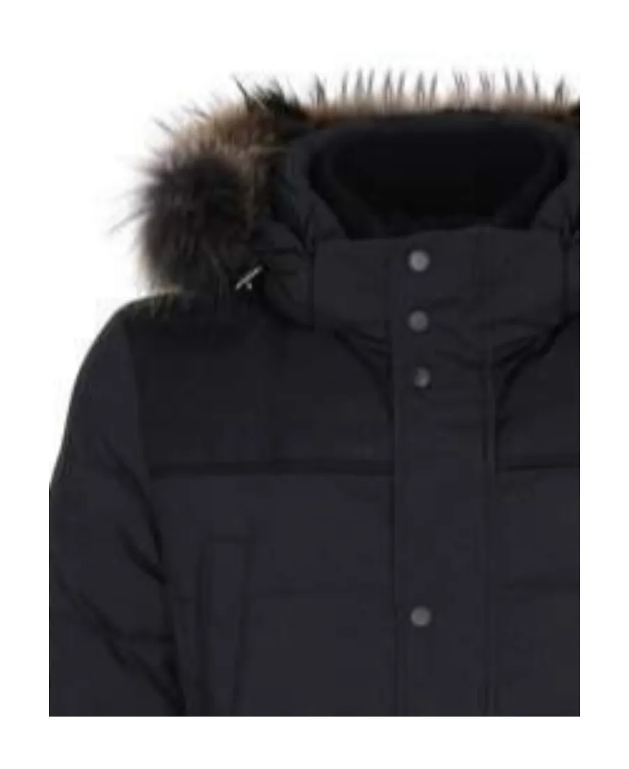 Zippered Quilted Down Jacket