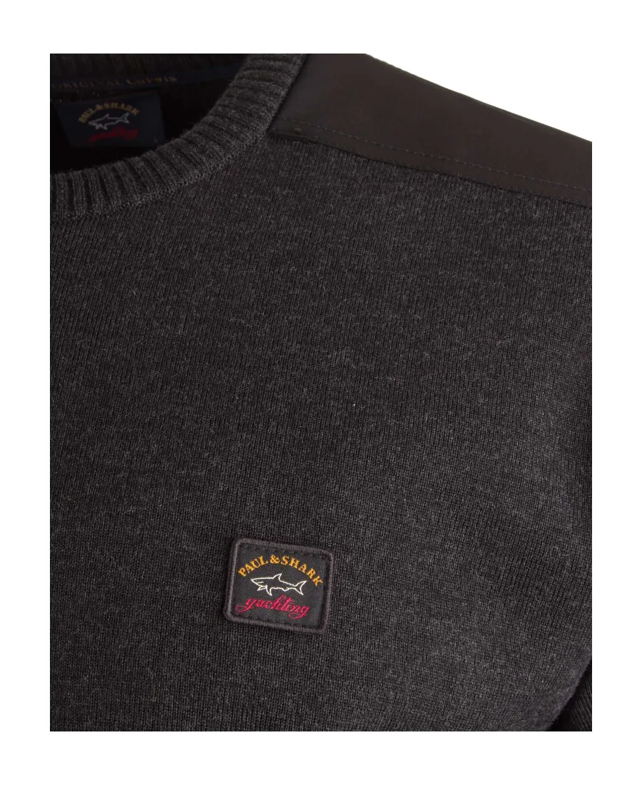 Round-Neck Knitted Pullover