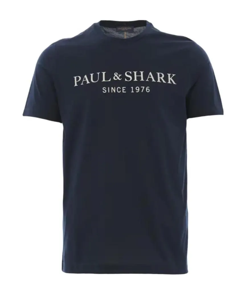 Round Collar Logo T-Shirt
