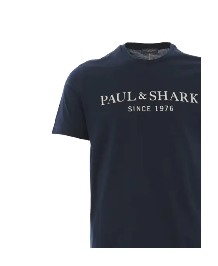 Round Collar Logo T-Shirt