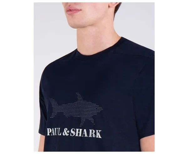 Round Collar Logo T-Shirt