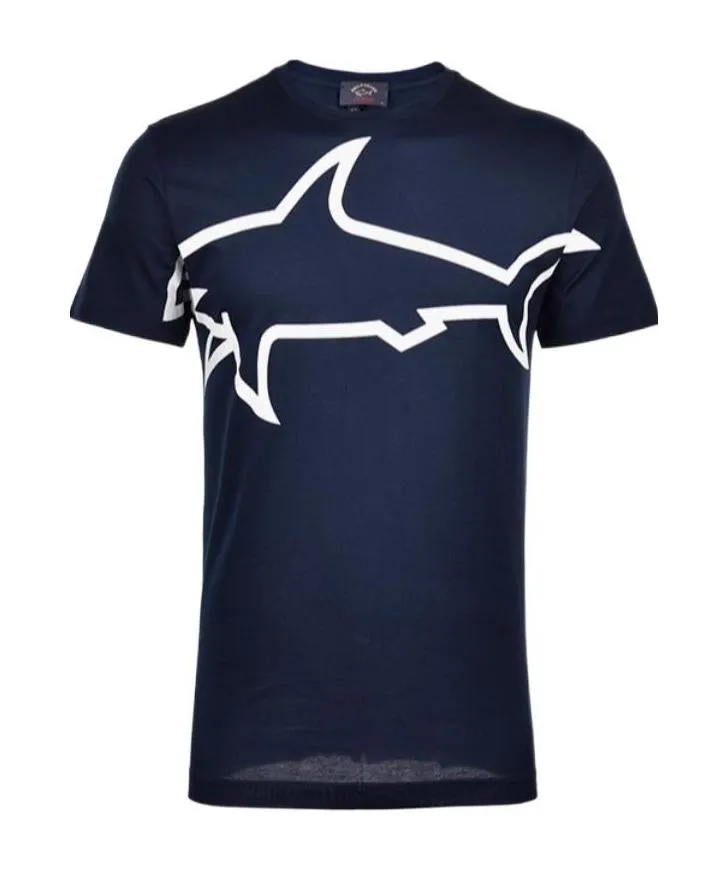 Round Collar Logo T-Shirt