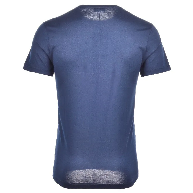 Round Collar Logo T-Shirt