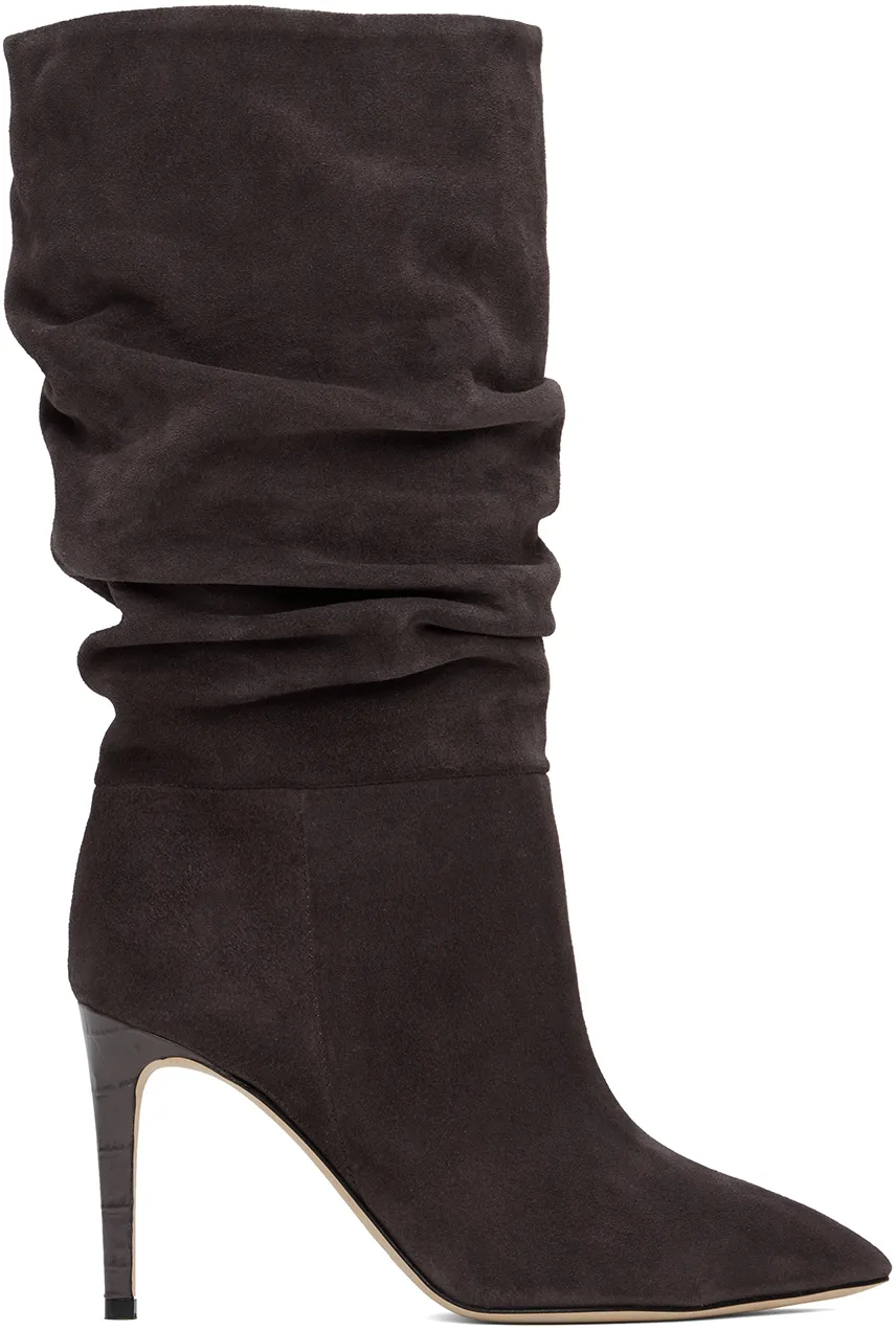Slouchy Pointed Toe Boots