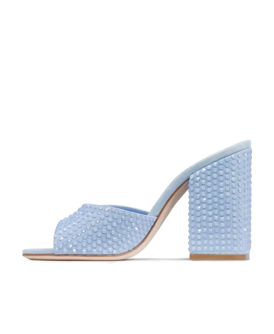 Embellished Slip-On Mules