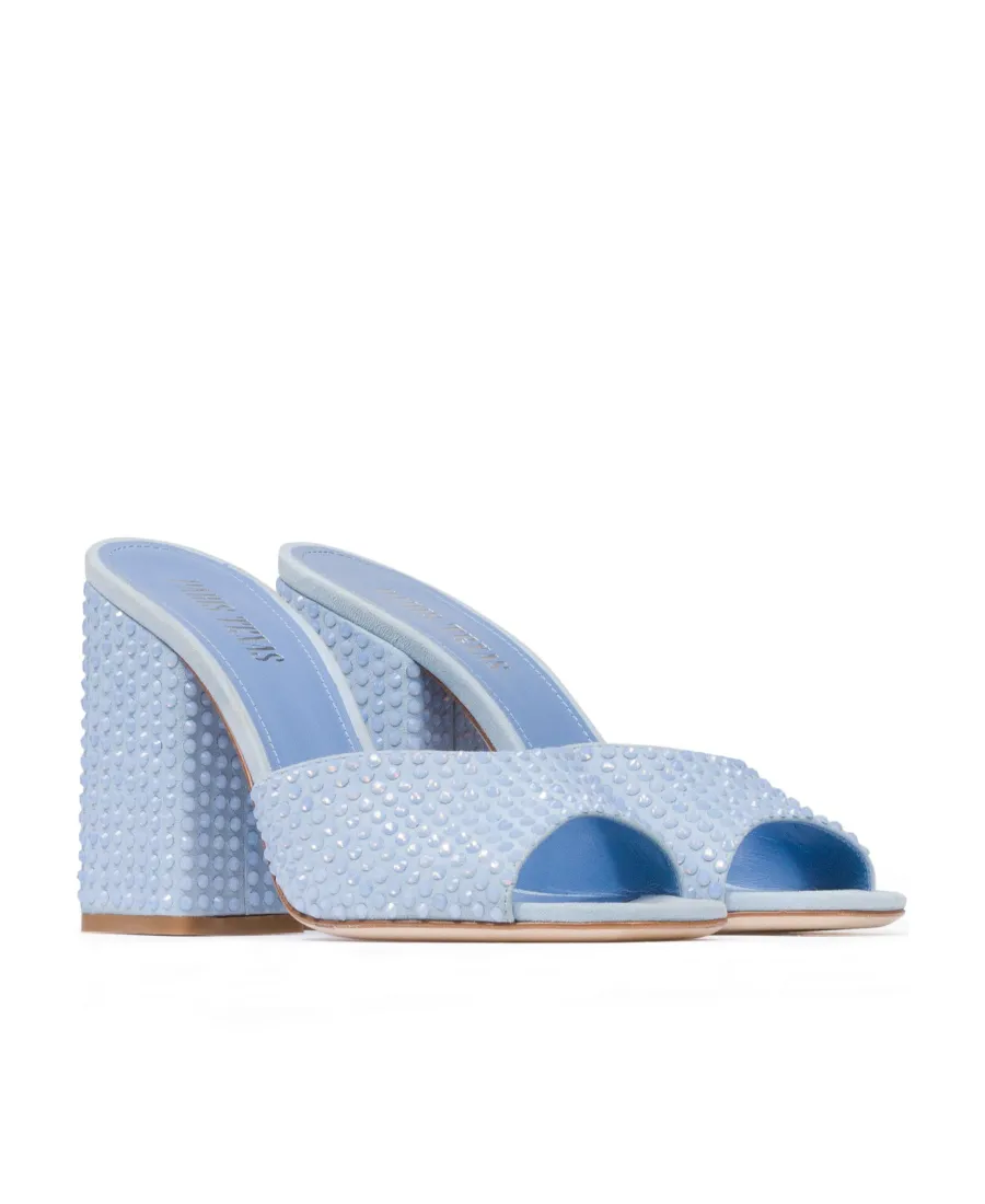 Embellished Slip-On Mules