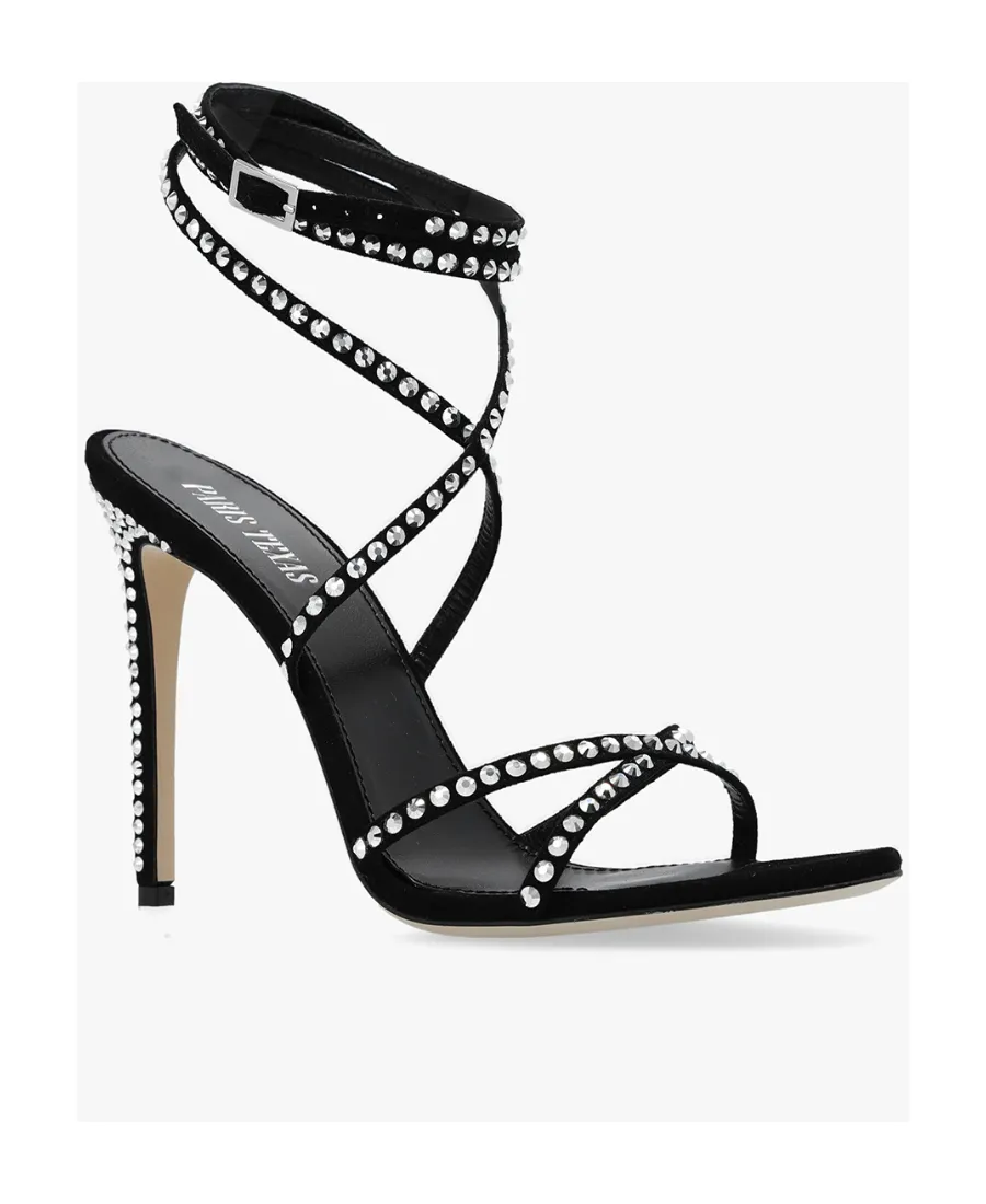 Holly Zoe Embellished Ankle Strapped Sandals
