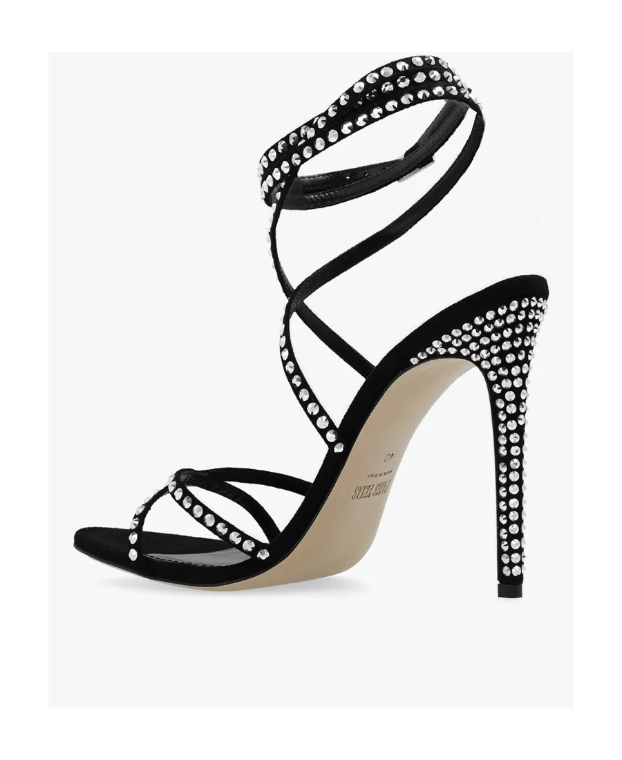 Holly Zoe Embellished Ankle Strapped Sandals