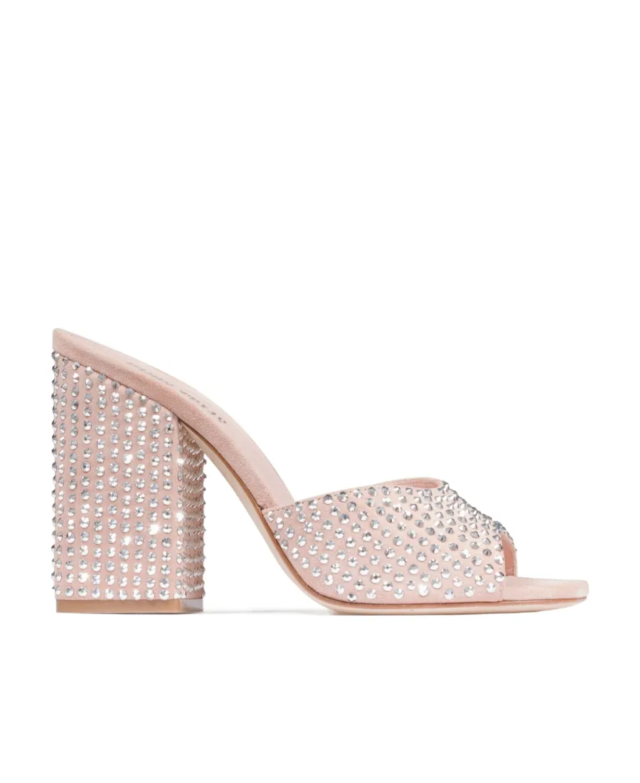 Embellished Slip-On Mules