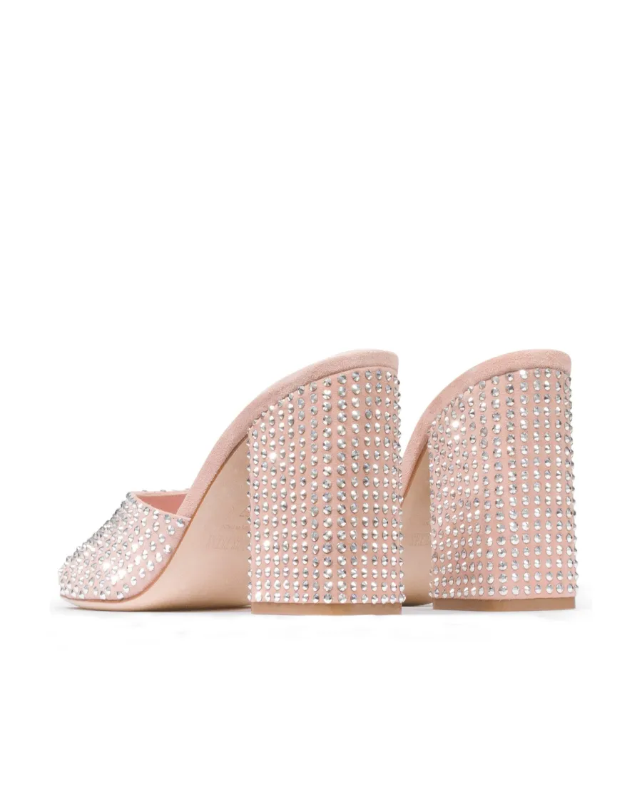 Embellished Slip-On Mules