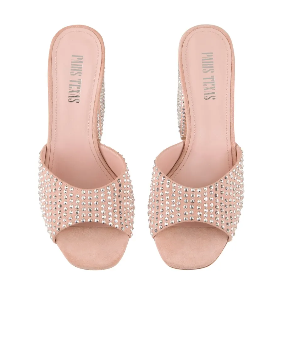 Embellished Slip-On Mules