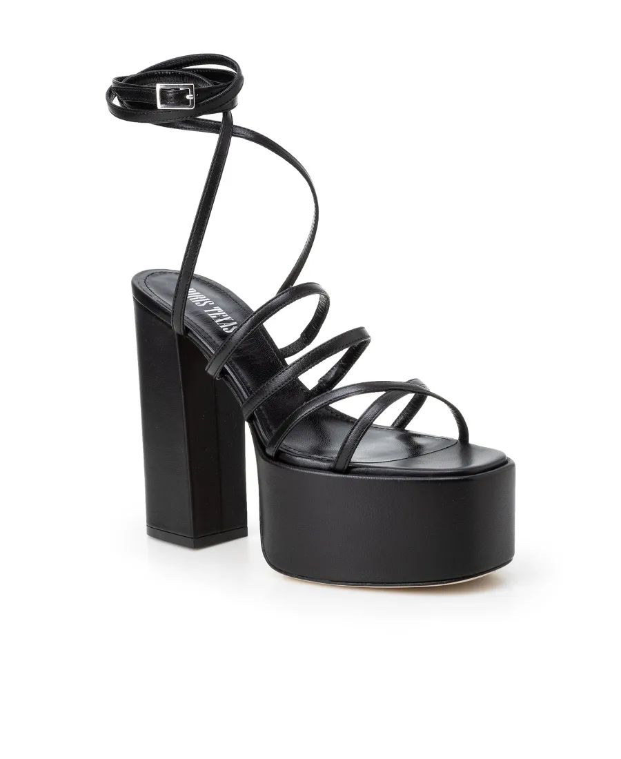 Evita Platform High-Heeled Sandals