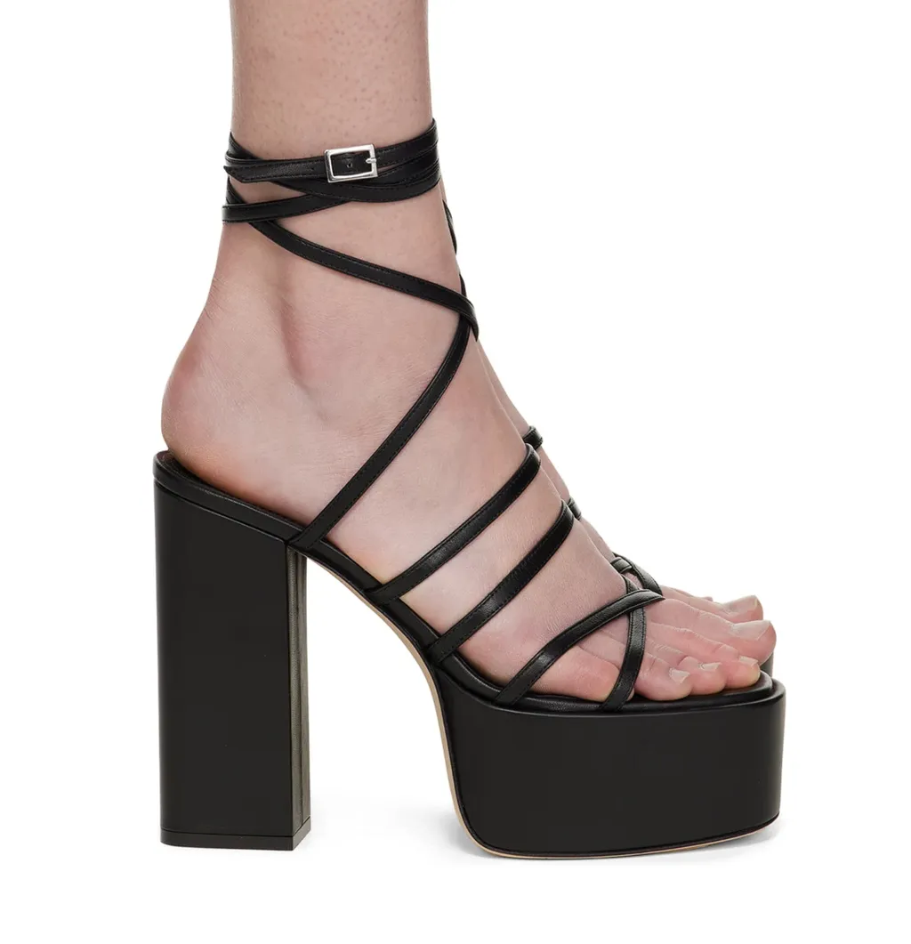 Evita Platform High-Heeled Sandals