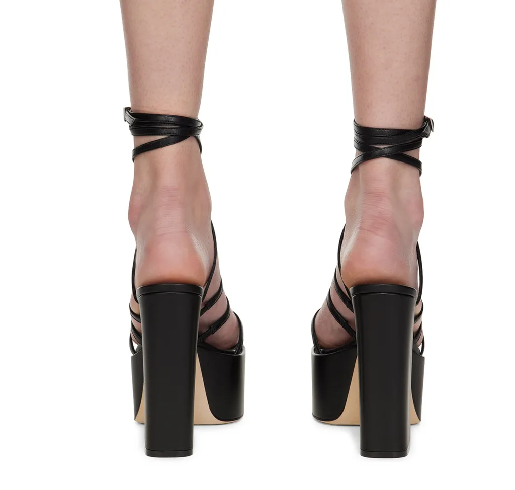 Evita Platform High-Heeled Sandals