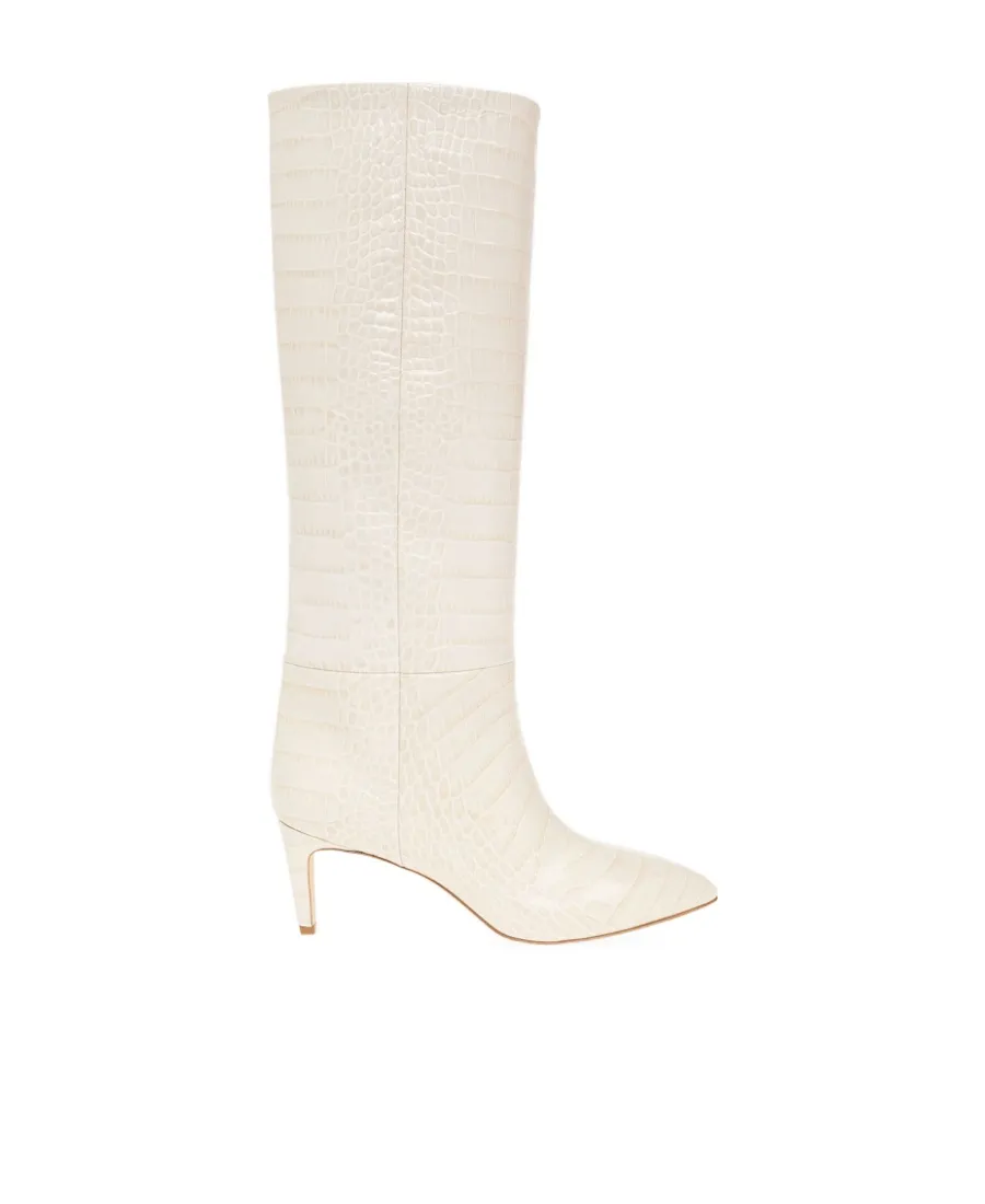 Pointed High-Heeled Boots