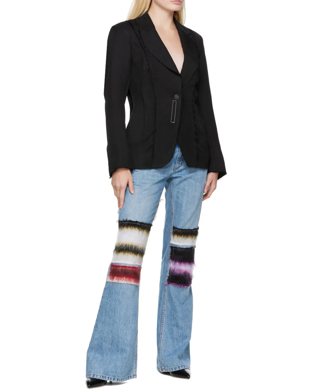Knee-High Pointed Toe Boots