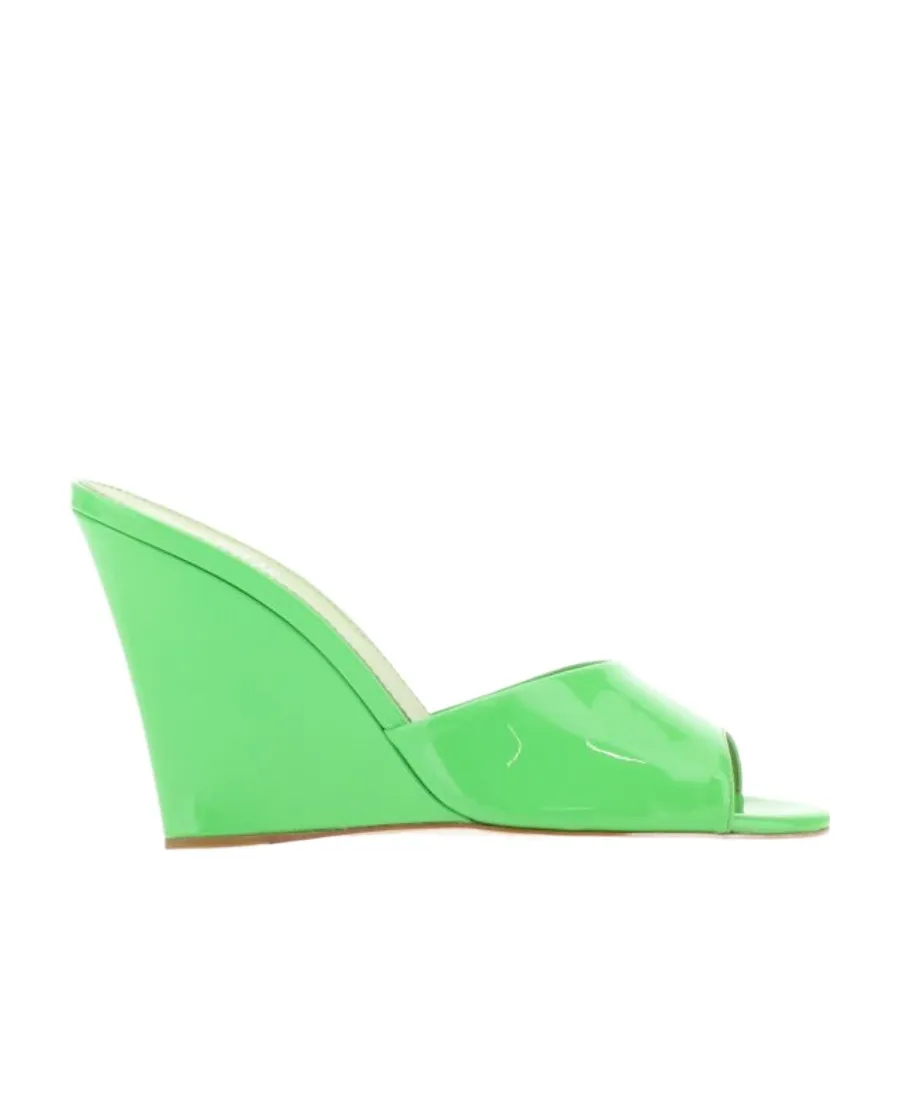 Wanda Open Toe Wedge Mules