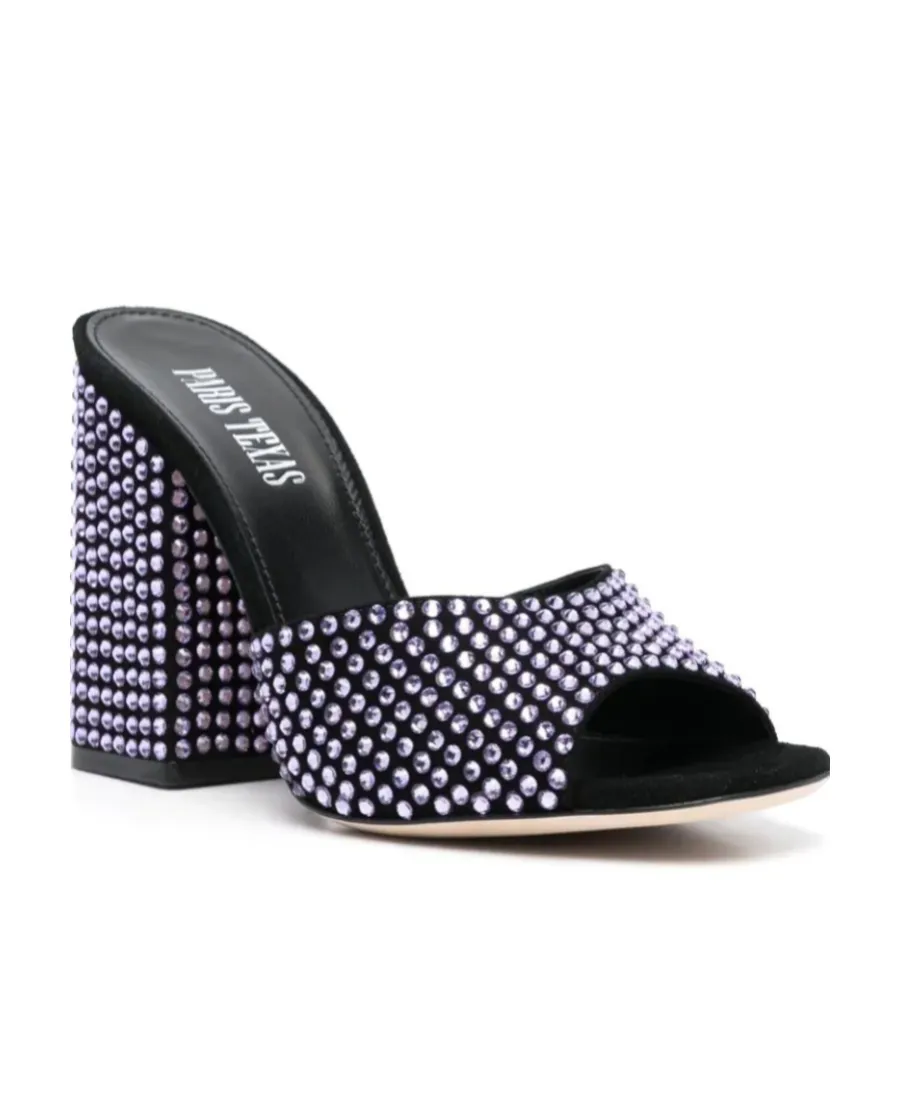 Embellished Slip-On Mules