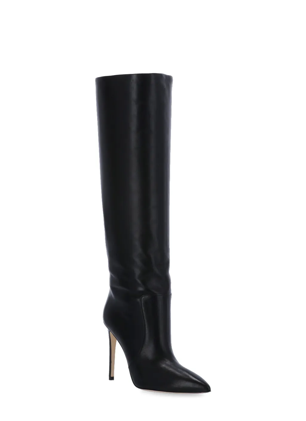 Pointed-Toe Knee-High Stiletto Boots