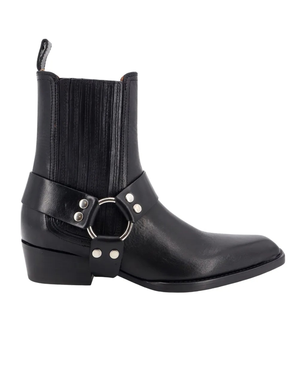 Helena Pointed-Toe Ankle Boots