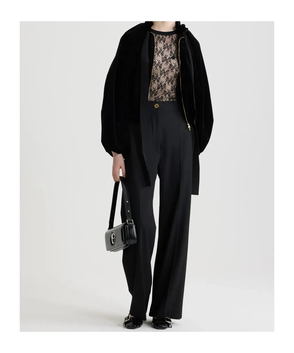 Zippered Long-Sleeved Jacket