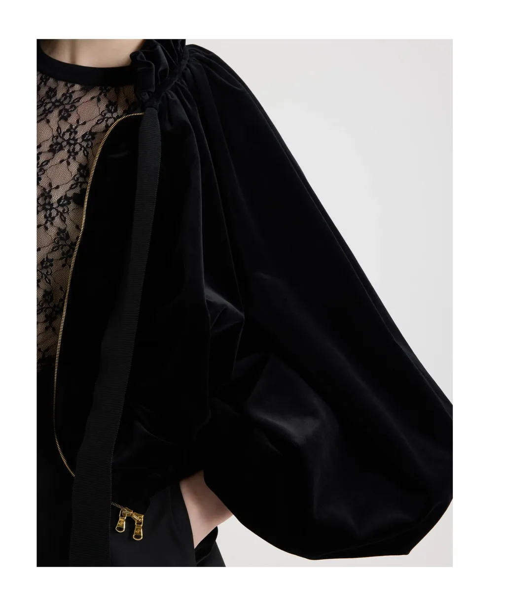 Zippered Long-Sleeved Jacket