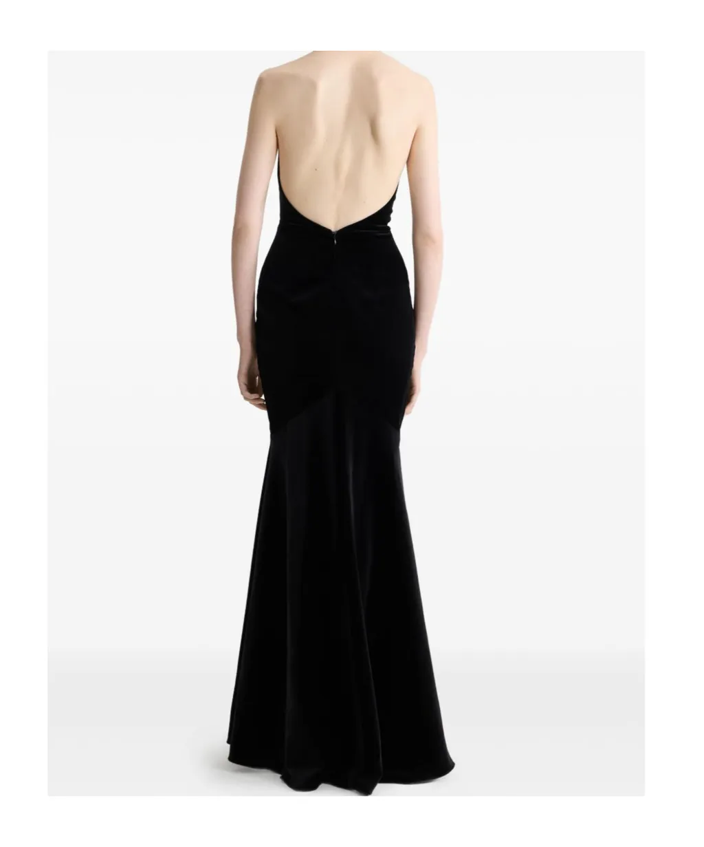 Long Backless Dress