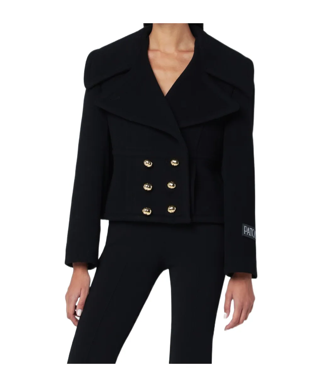 Short Double-Breasted Coat