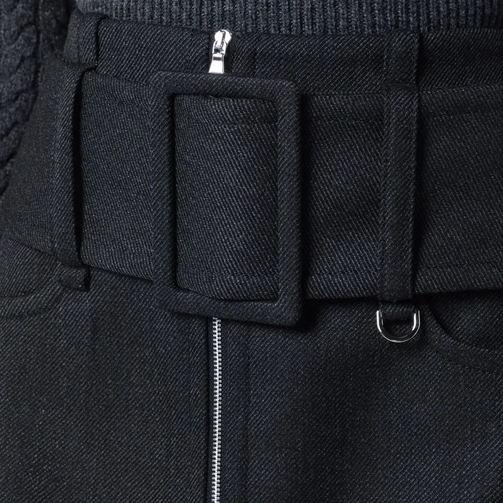 Zipper Mini Skirt