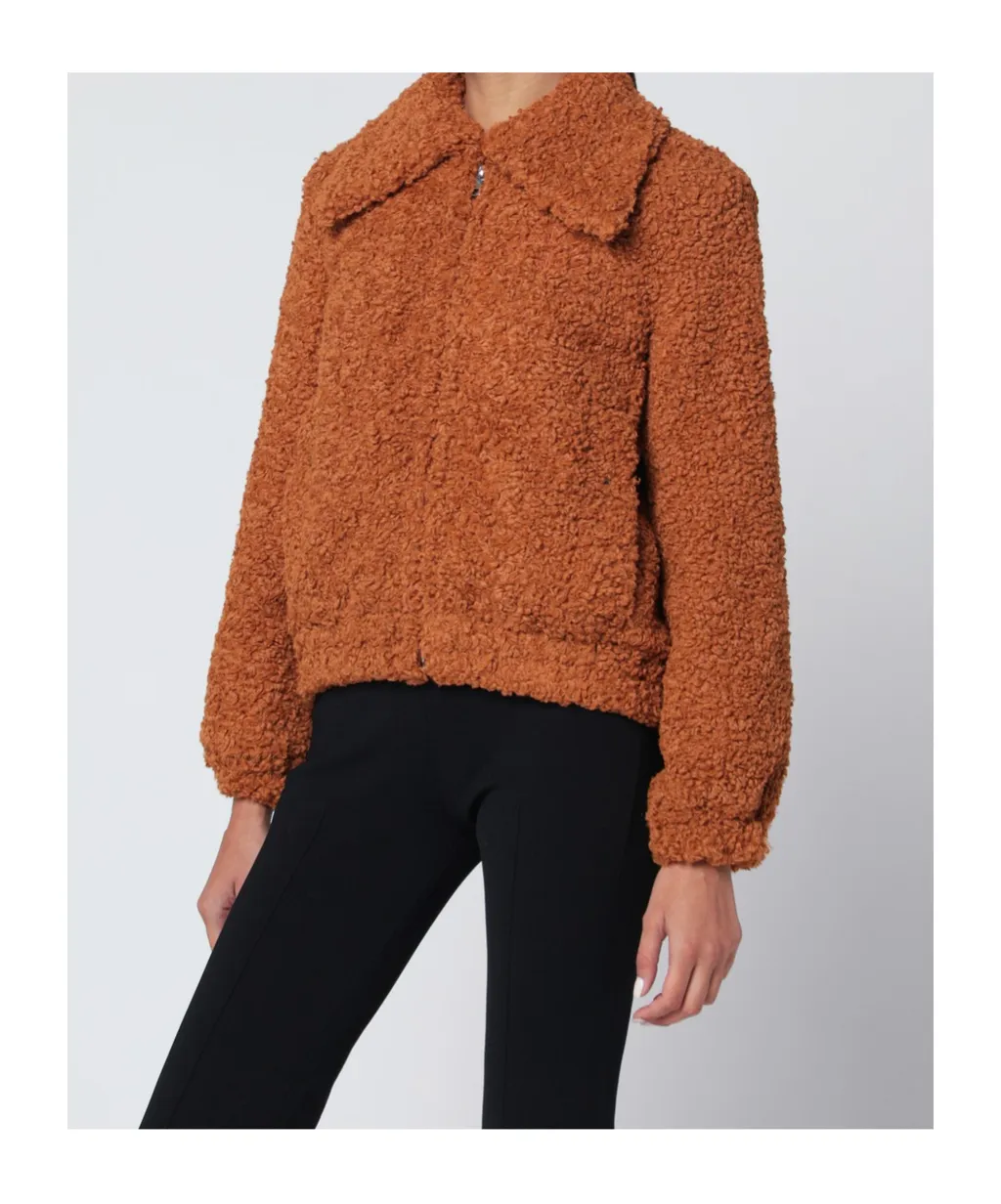 Zippered Long-Sleeved Casual Jacket