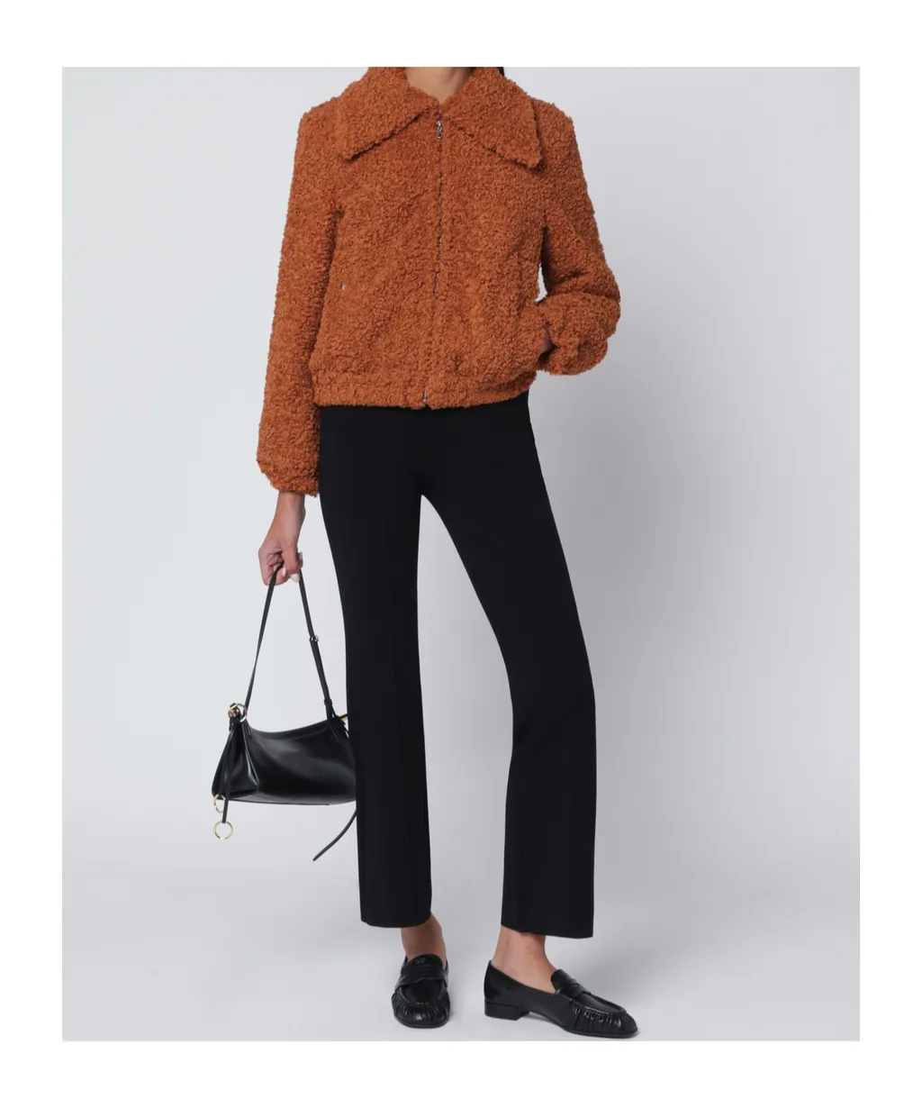 Zippered Long-Sleeved Casual Jacket
