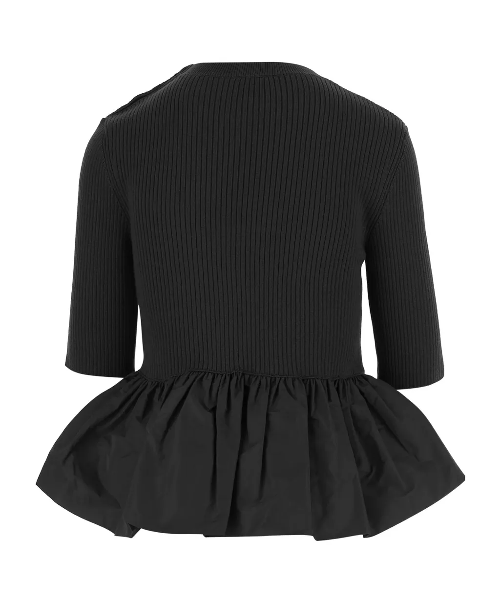 Knit Peplum Sweater