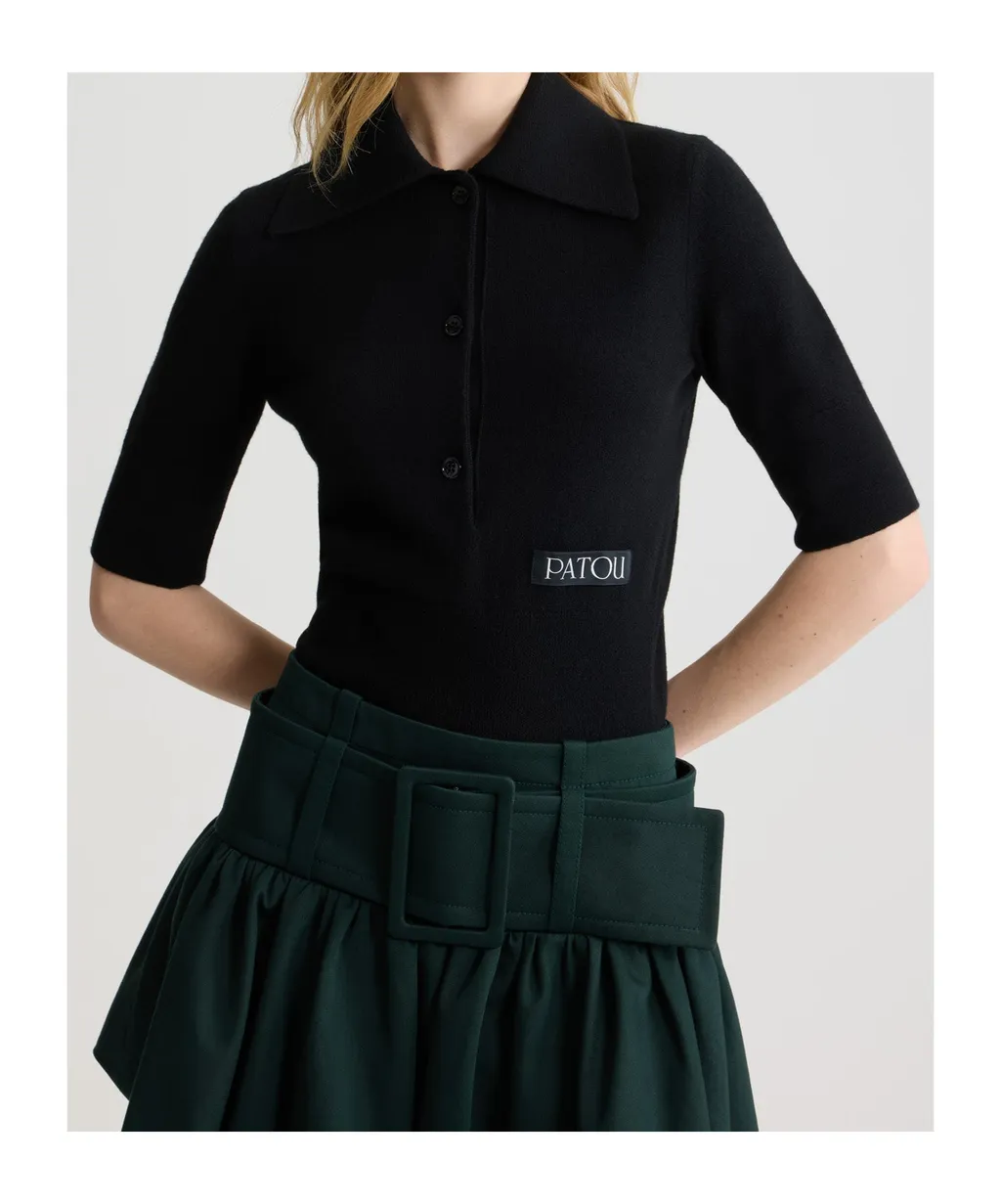 Wool And Cashmere Polo Shirt