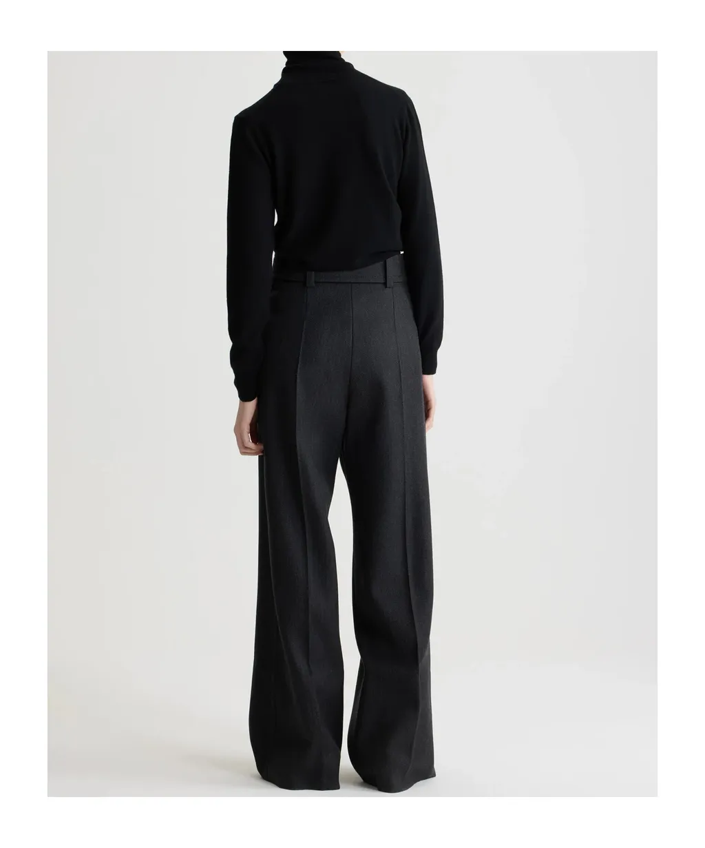 Logo Intarsia Turtleneck Knit Sweater