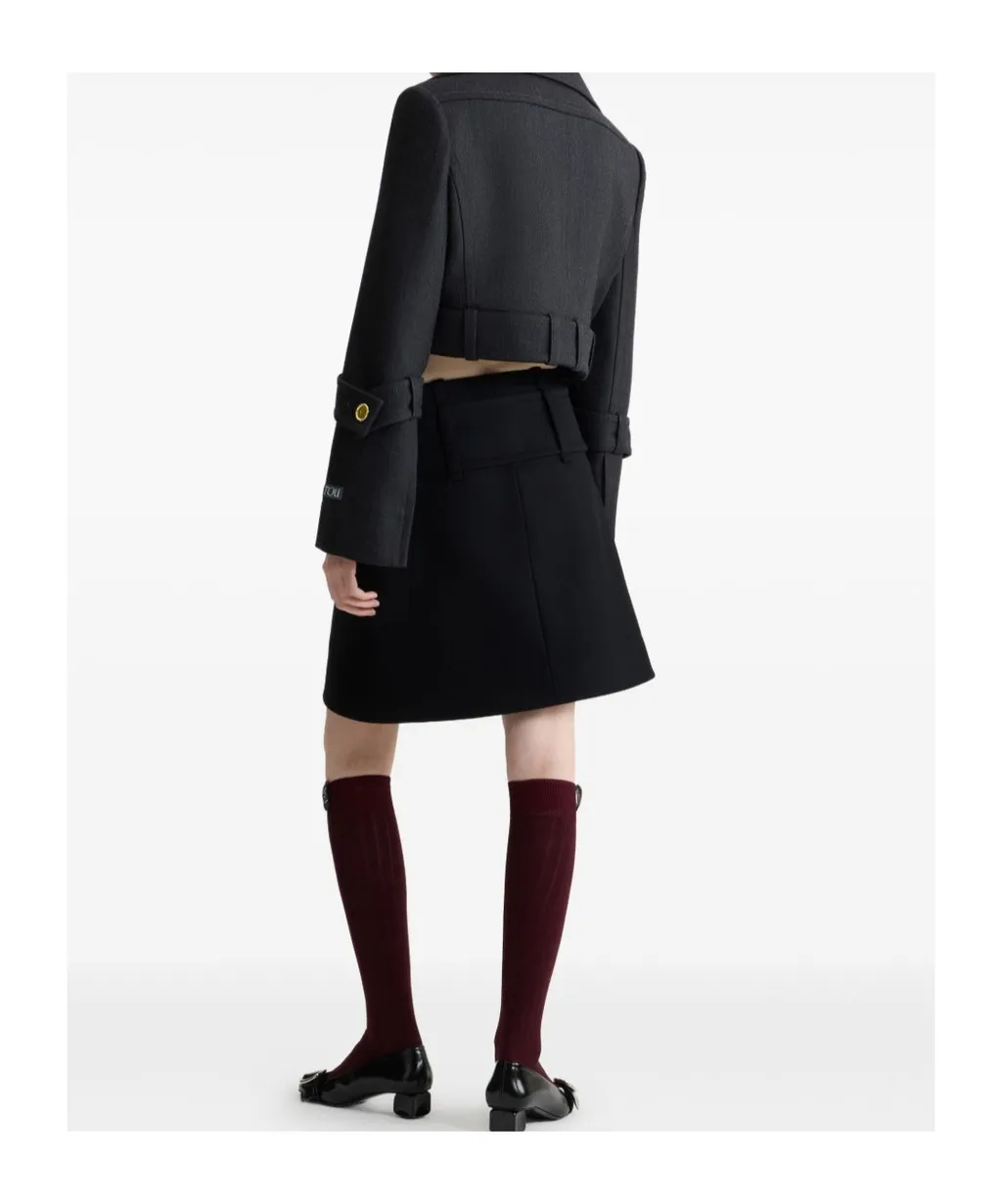 Collared Cropped Jacket