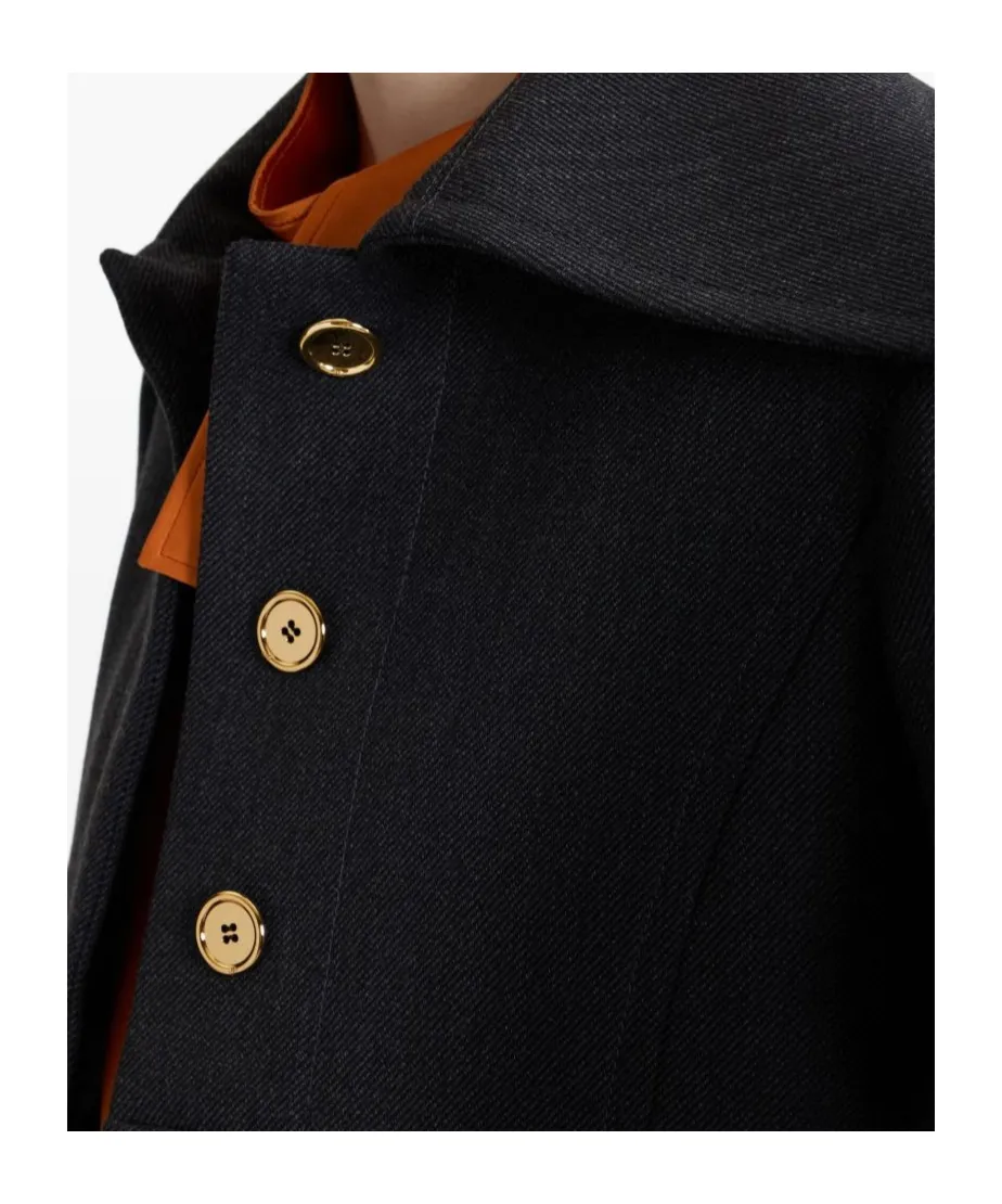 Collared Cropped Jacket
