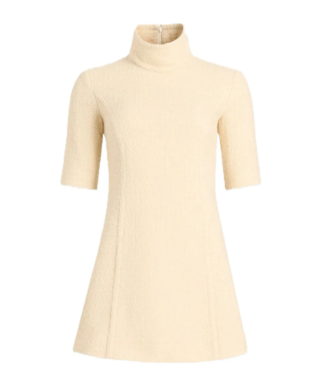 High-Neck Mini Dress