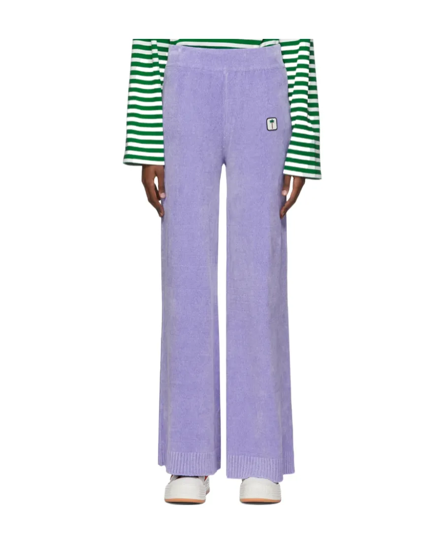 Logo-Patch Chenille Track Pants
