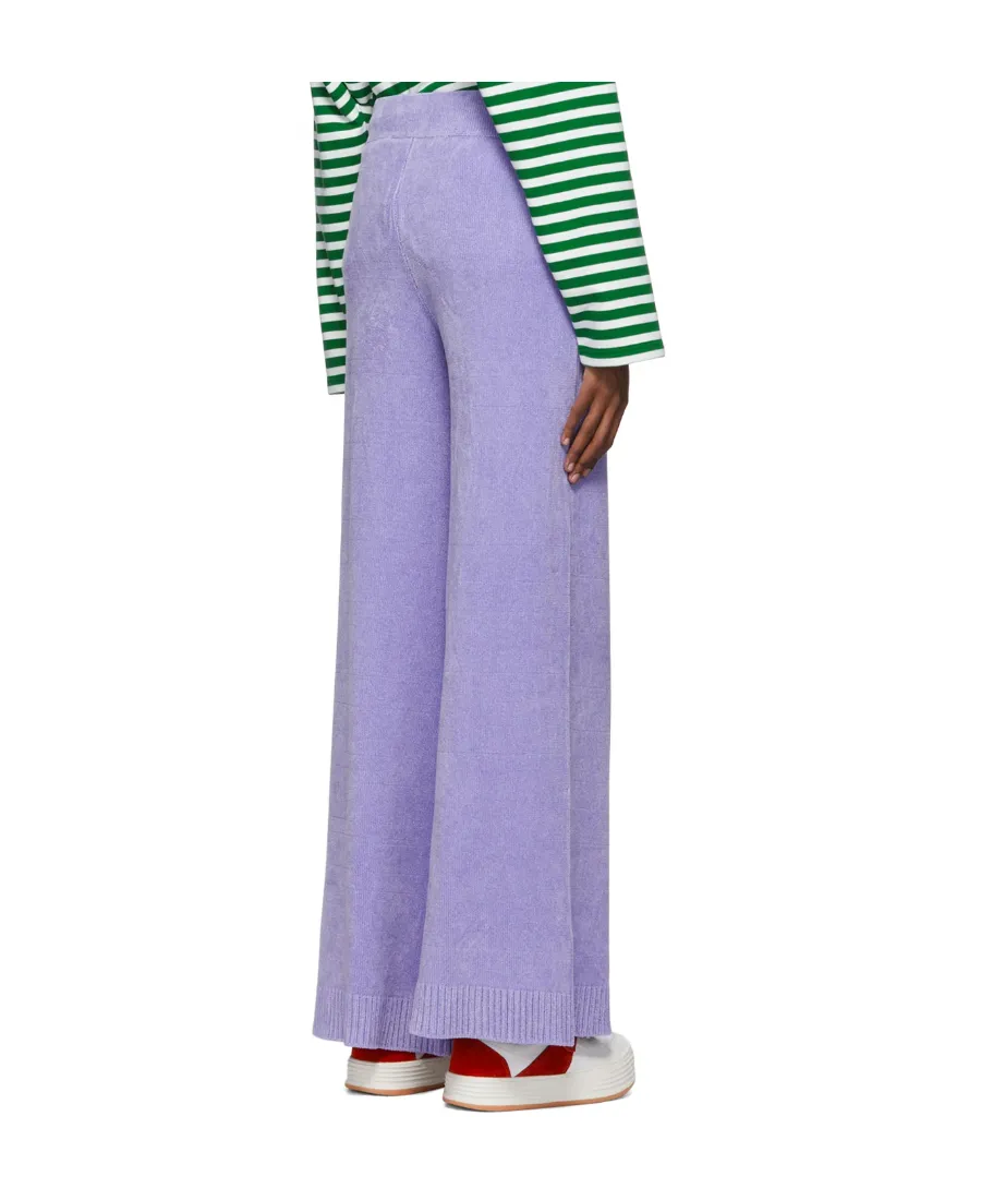 Logo-Patch Chenille Track Pants