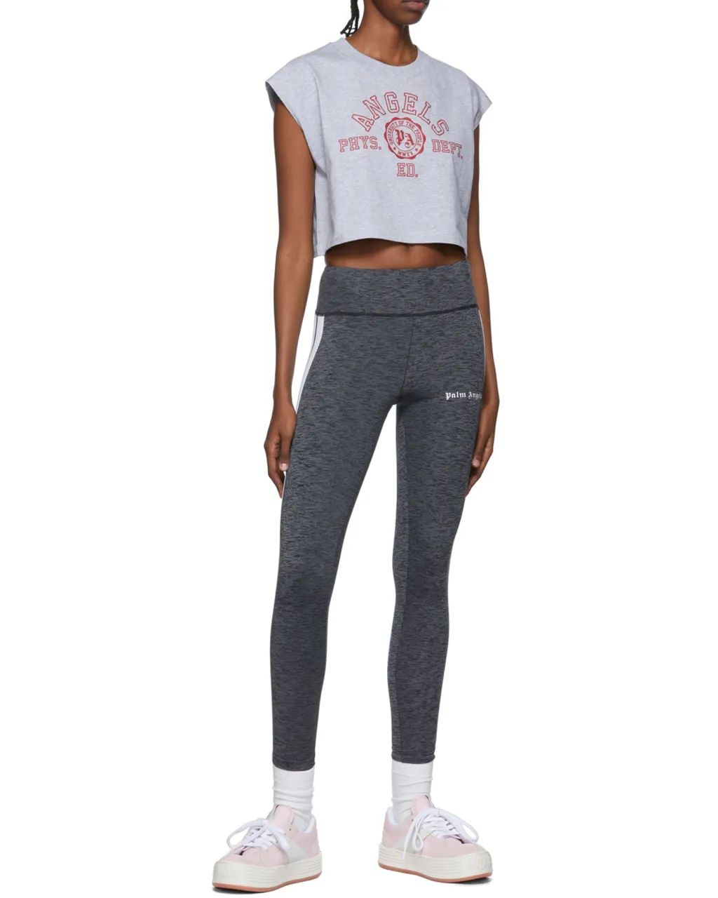 High-Waisted Track Leggings