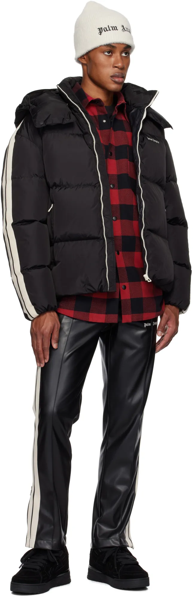 Logo Embroidered Padded Track Jacket