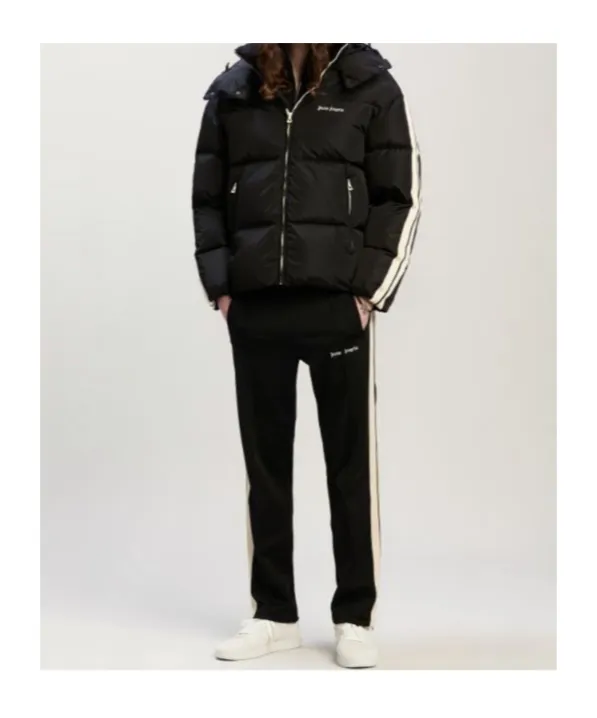 Logo Embroidered Padded Track Jacket