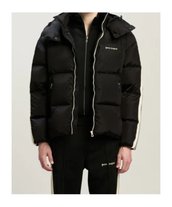 Logo Embroidered Padded Track Jacket