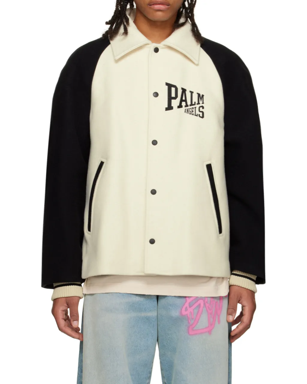 Logo Detailed University Jacket