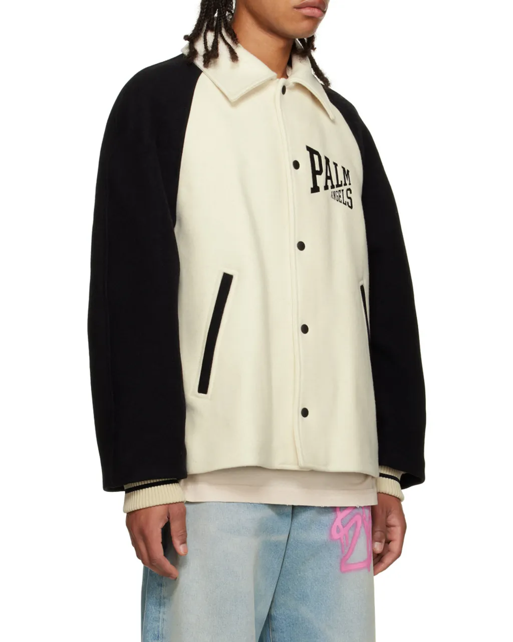 Logo Detailed University Jacket