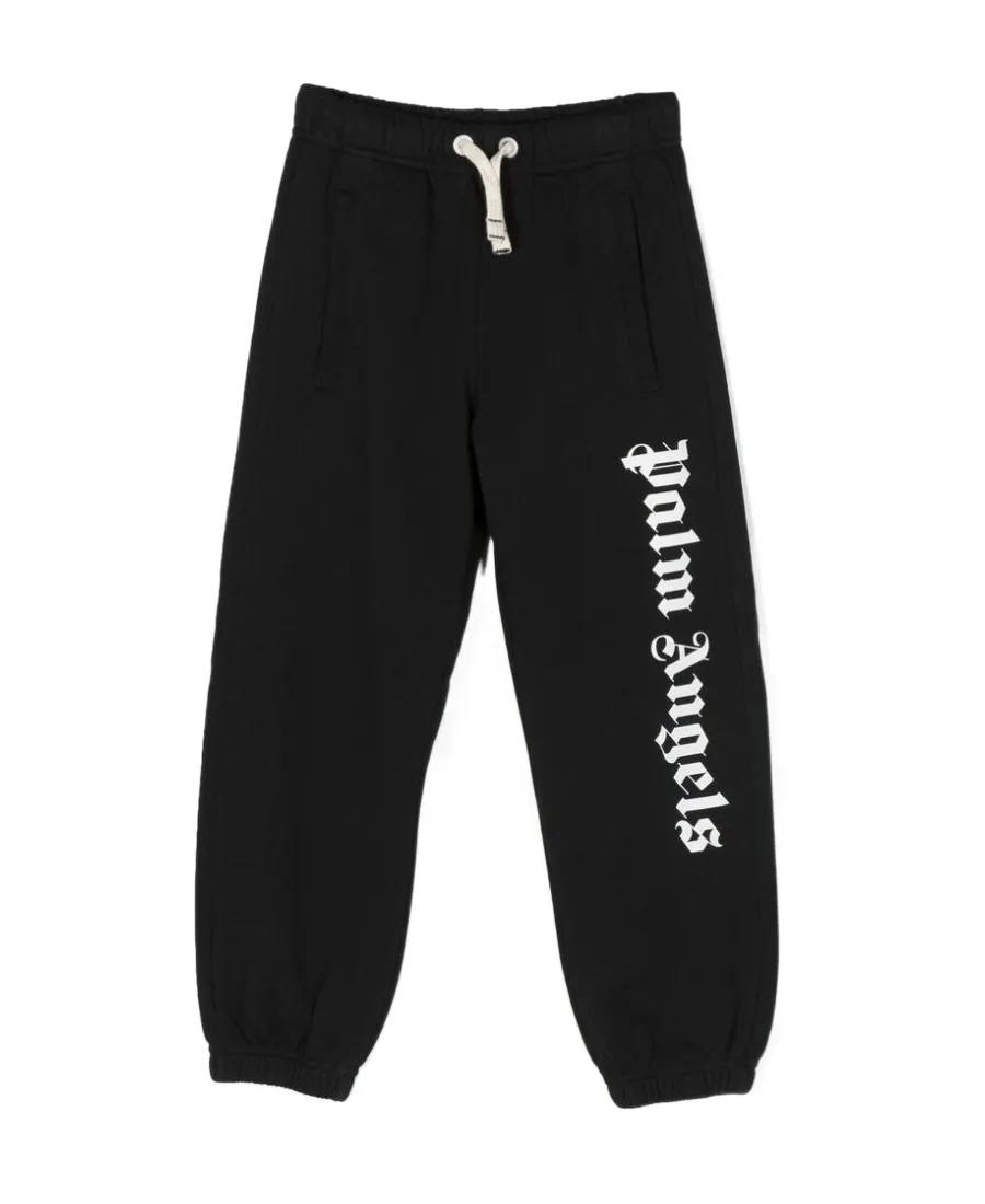 Logo-Printed Tapered Leg Track Pants