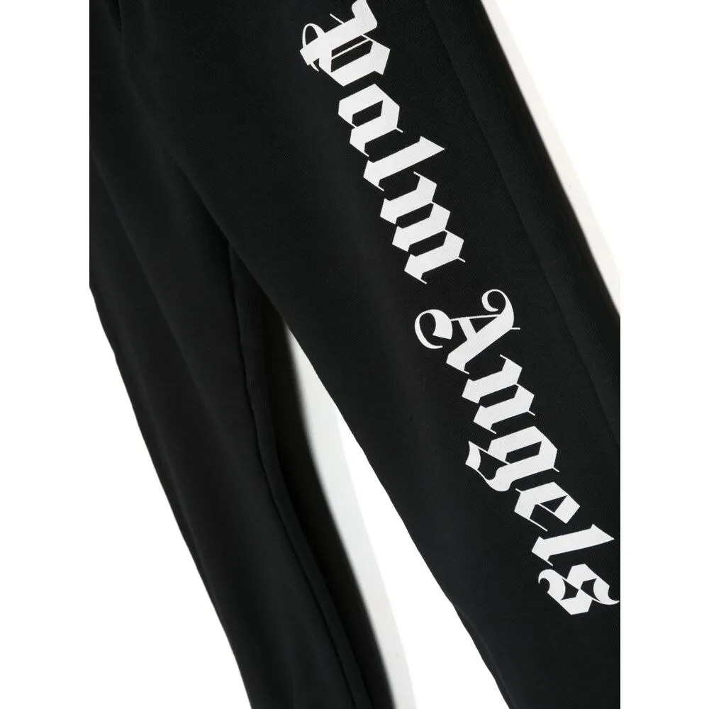 Logo-Printed Tapered Leg Track Pants